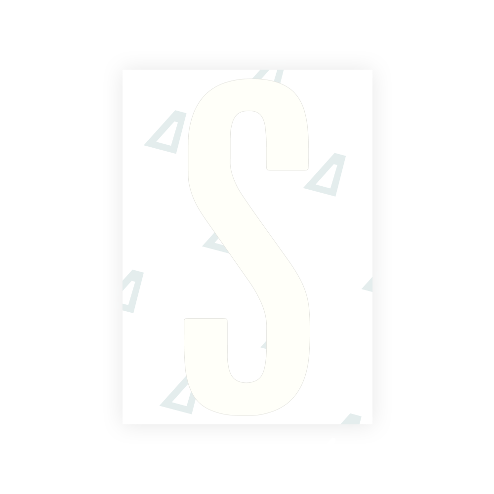 Alite Nanofilm for US (Washington DC) license plates - Symbol "S"