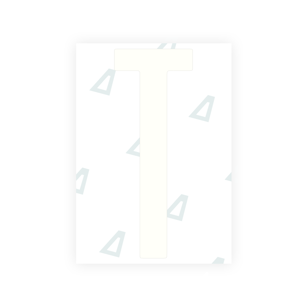 Alite Nanofilm for US (Washington DC) license plates - Symbol "T"