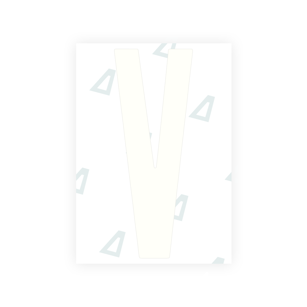 Alite Nanofilm for US (Washington DC) license plates - Symbol "V"