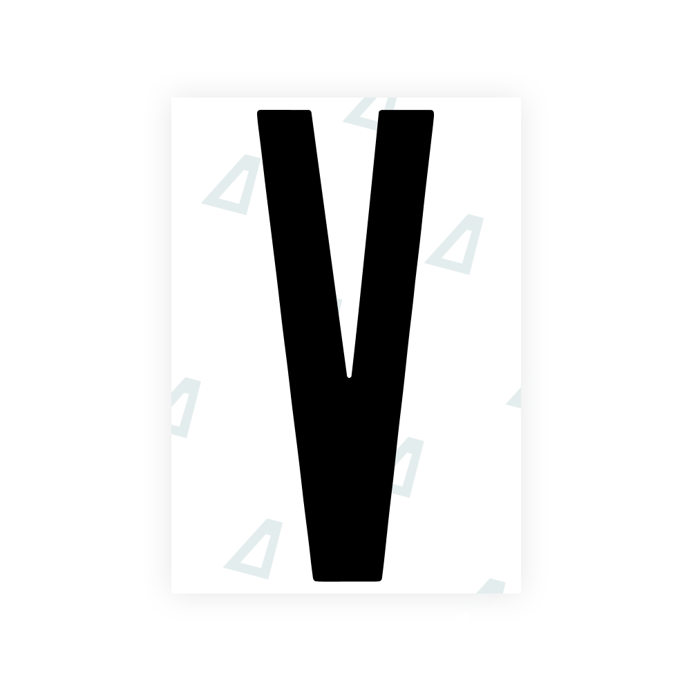 Alite Nanofilm for US (Washington DC) license plates - Symbol "V"