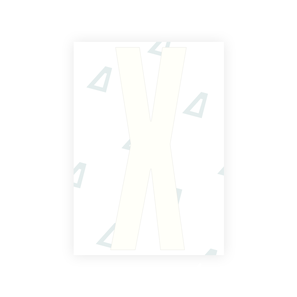 Alite Nanofilm for US (Washington DC) license plates - Symbol "X"