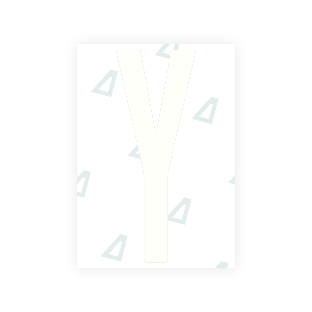 Alite Nanofilm for US (Washington DC) license plates - Symbol "Y"