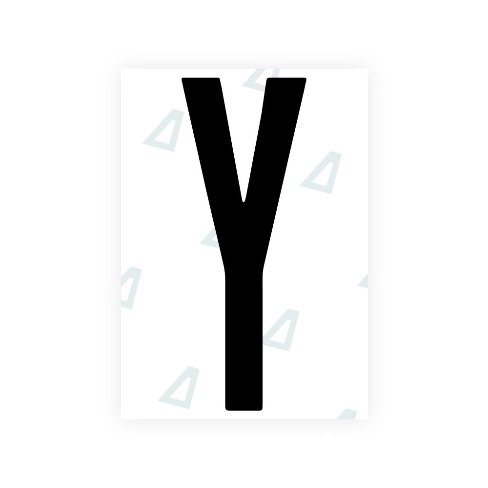Alite Nanofilm for US (Washington DC) license plates - Symbol "Y"