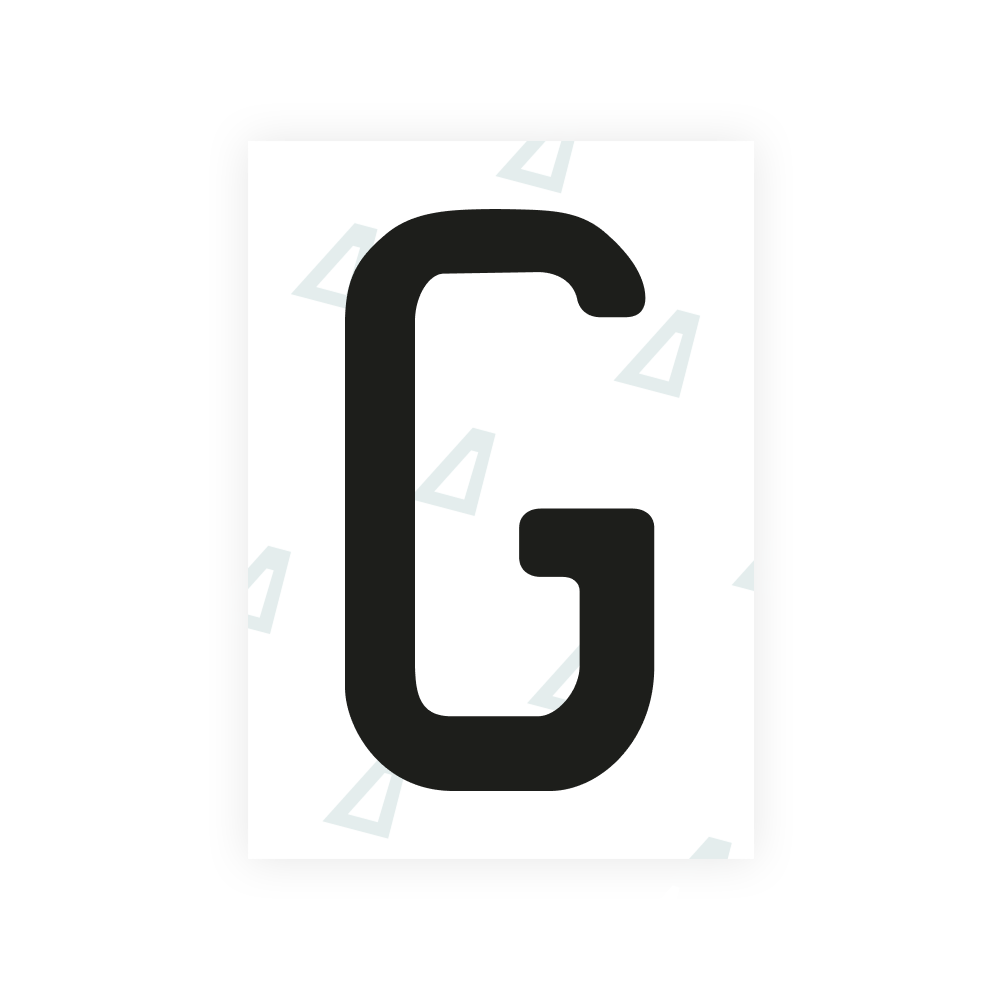 Alite Nanofilm for US (West Virginia 1982) license plates - Symbol "G"