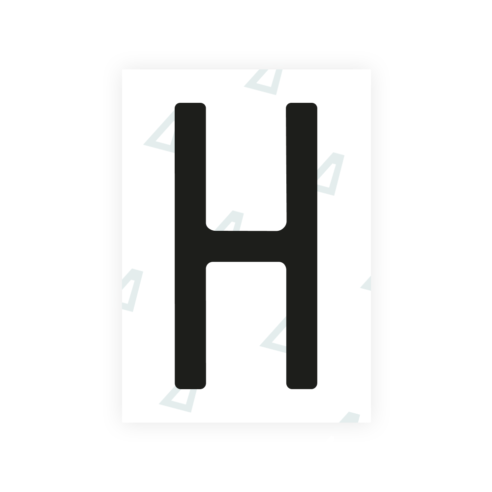 Alite Nanofilm for US (West Virginia 1982) license plates - Symbol "H"