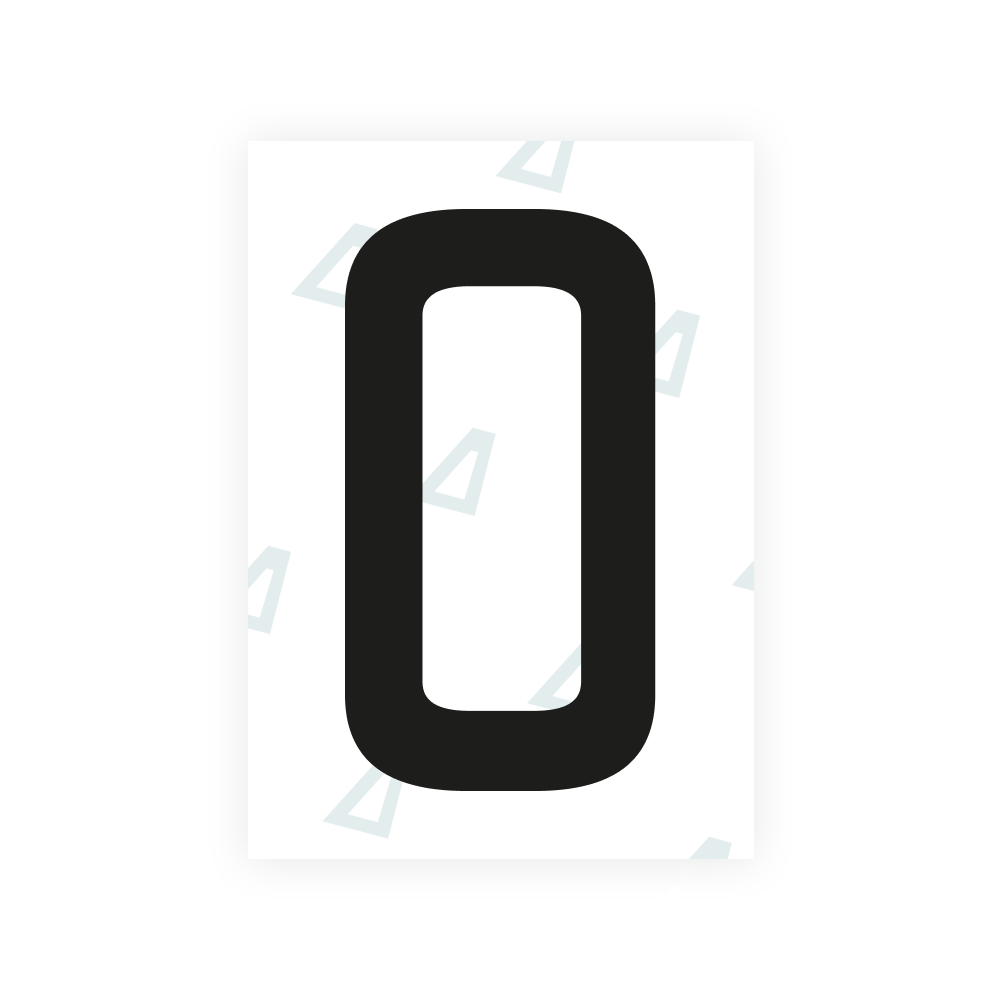 Alite Nanofilm for US (West Virginia 1982) license plates - Symbol "O"