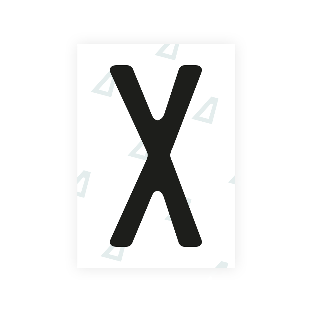 Alite Nanofilm for US (West Virginia 1982) license plates - Symbol "X"
