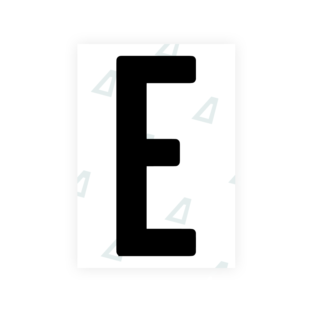 Alite Nanofilm for US (Wyoming 2008) license plates - Symbol "E"