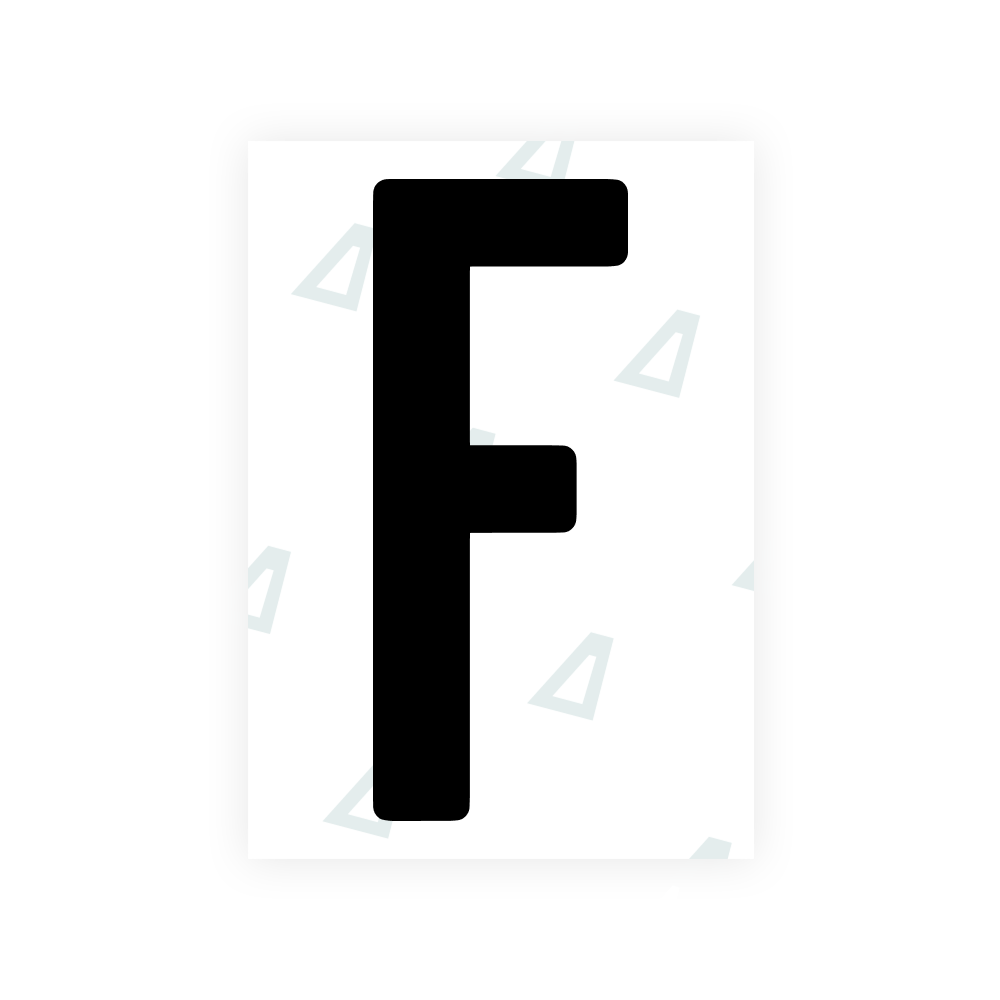 Alite Nanofilm for US (Wyoming 2008) license plates - Symbol "F"