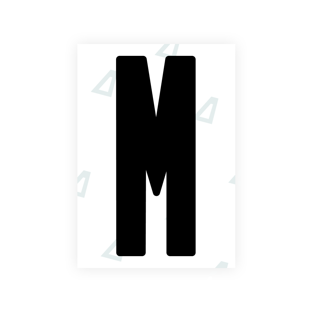 Alite Nanofilm for US (Wyoming 2008) license plates - Symbol "M"
