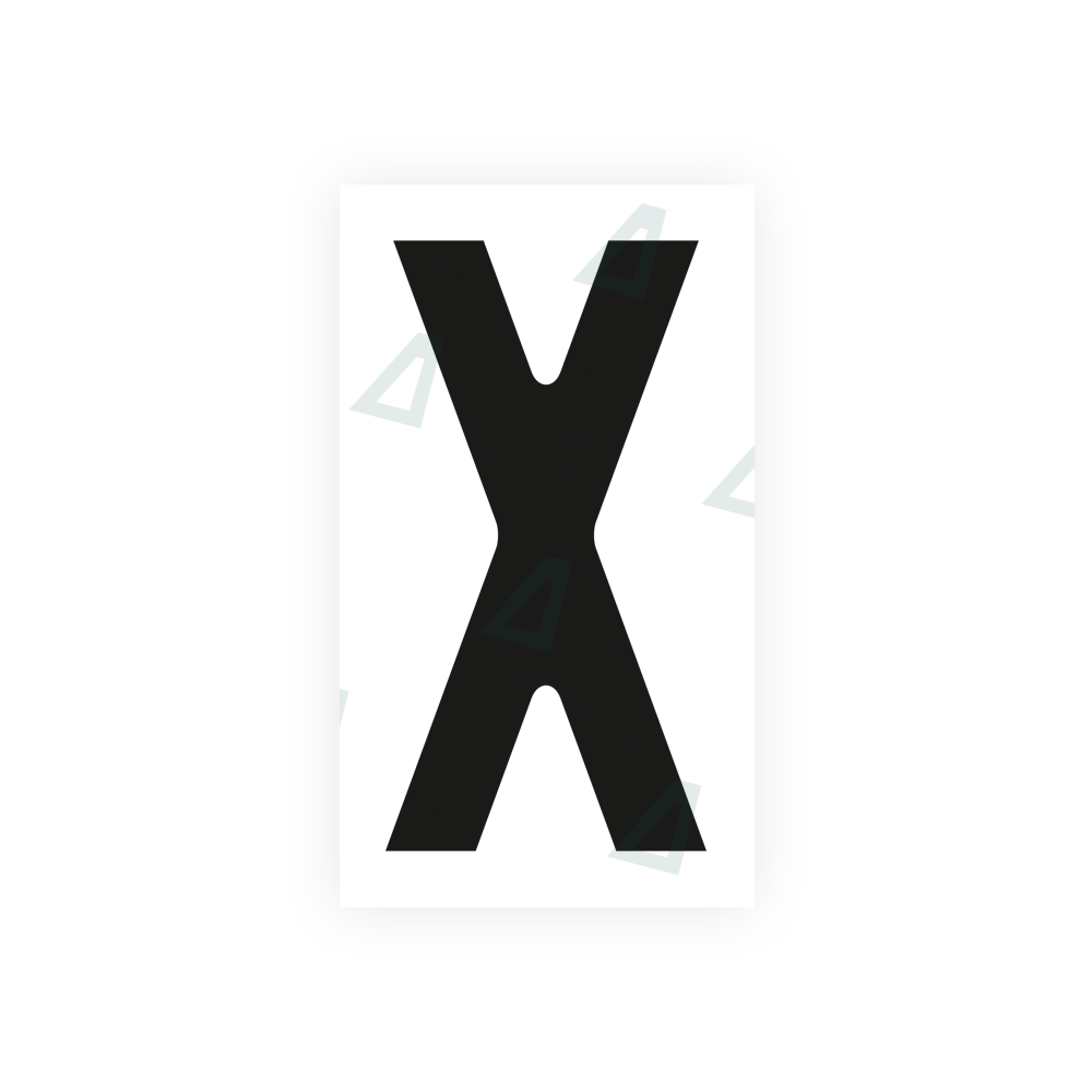 Alite Nanofilm for Czech Republic license plates - Symbol "X" - Alite