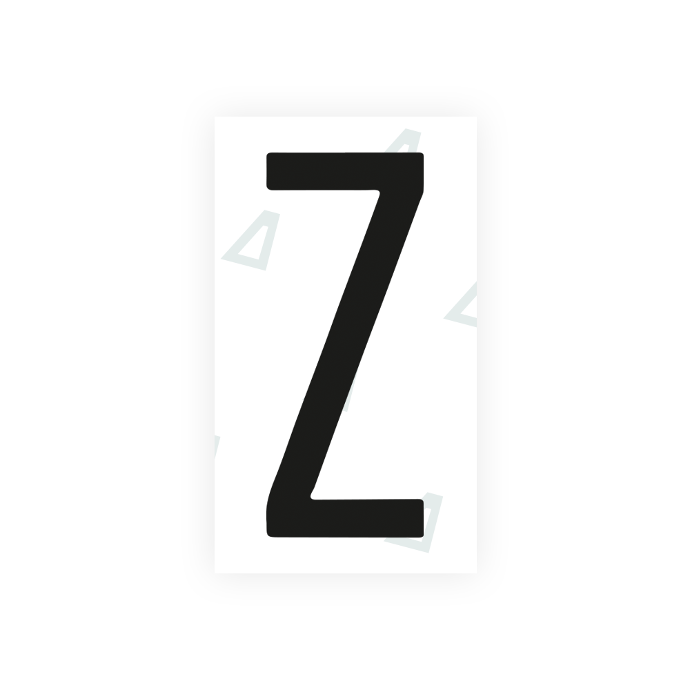 Alite Nanofilm for Mexico license plates - Symbol "Z" - Alite