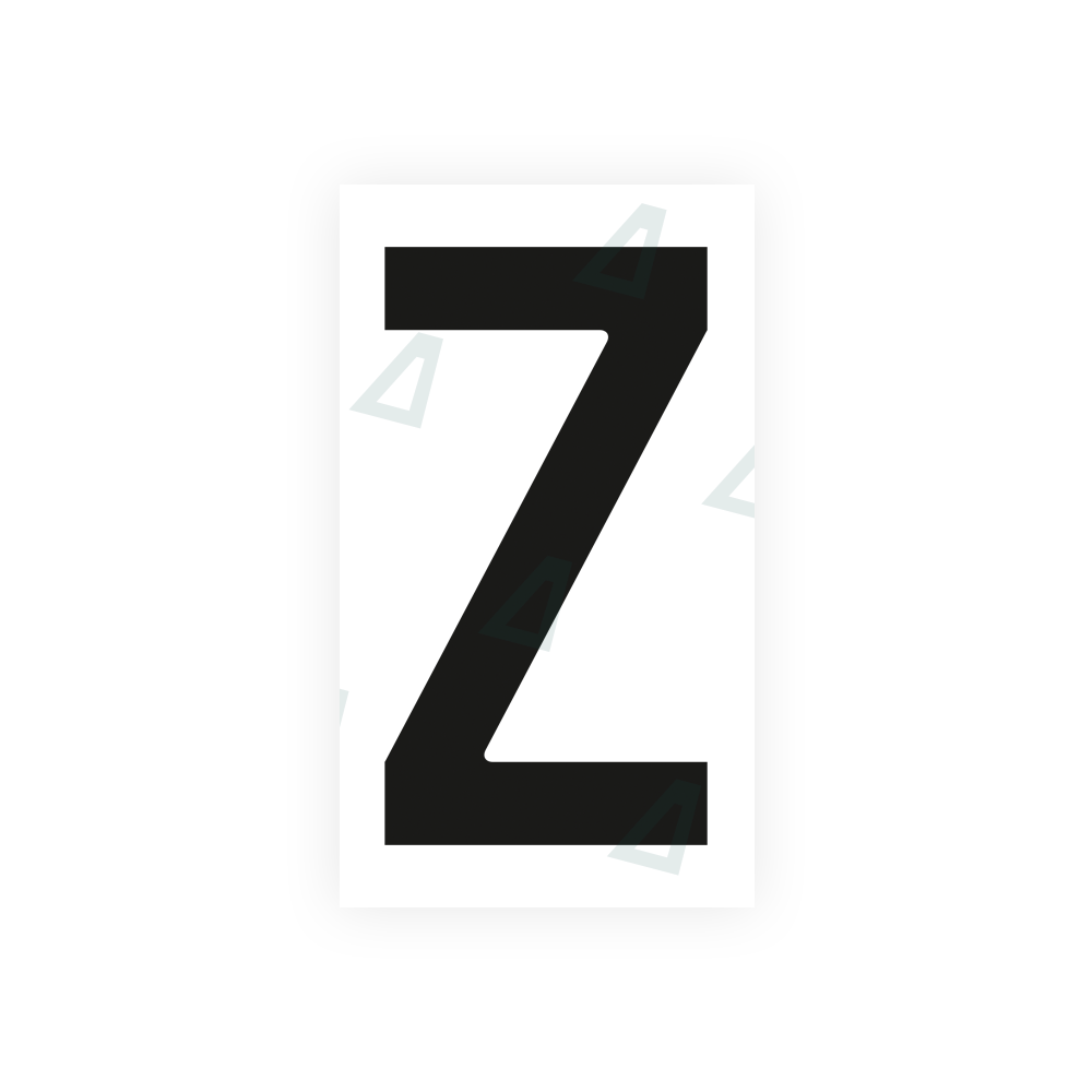 Alite Nanofilm for Czech Republic license plates - Symbol "Z" - Alite