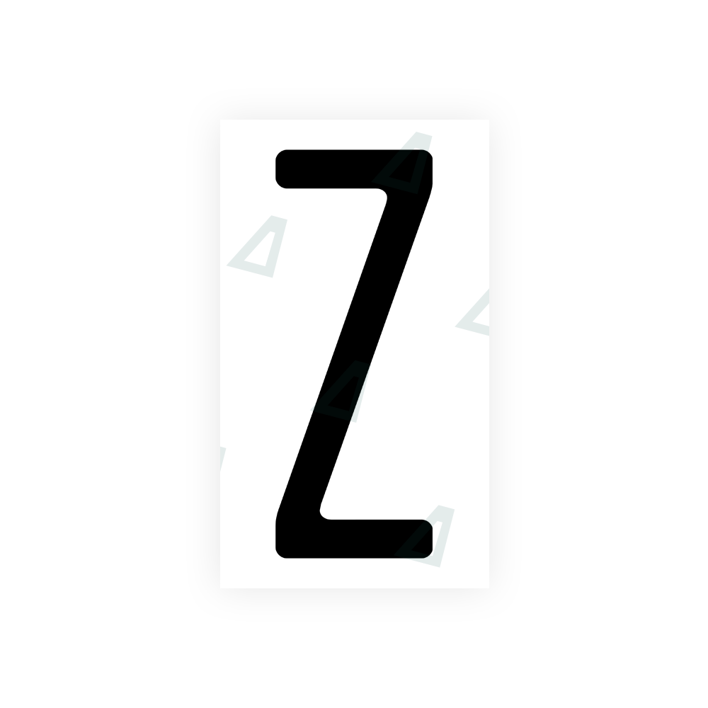 anti radar number sticker