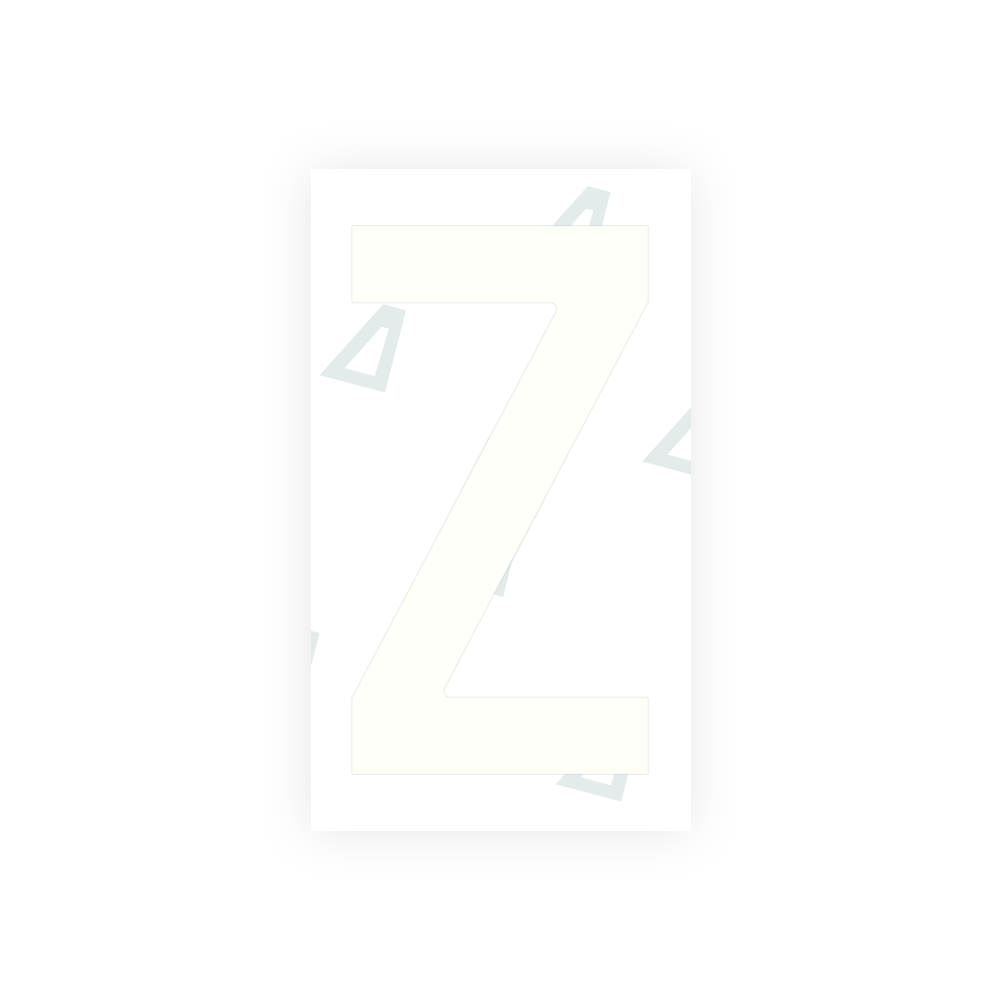 Alite Nanofilm for Czech Republic license plates - Symbol "Z" - Alite