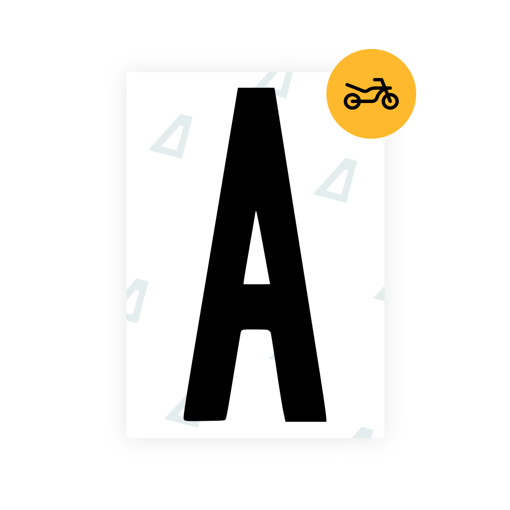 anti radar number plate stickers