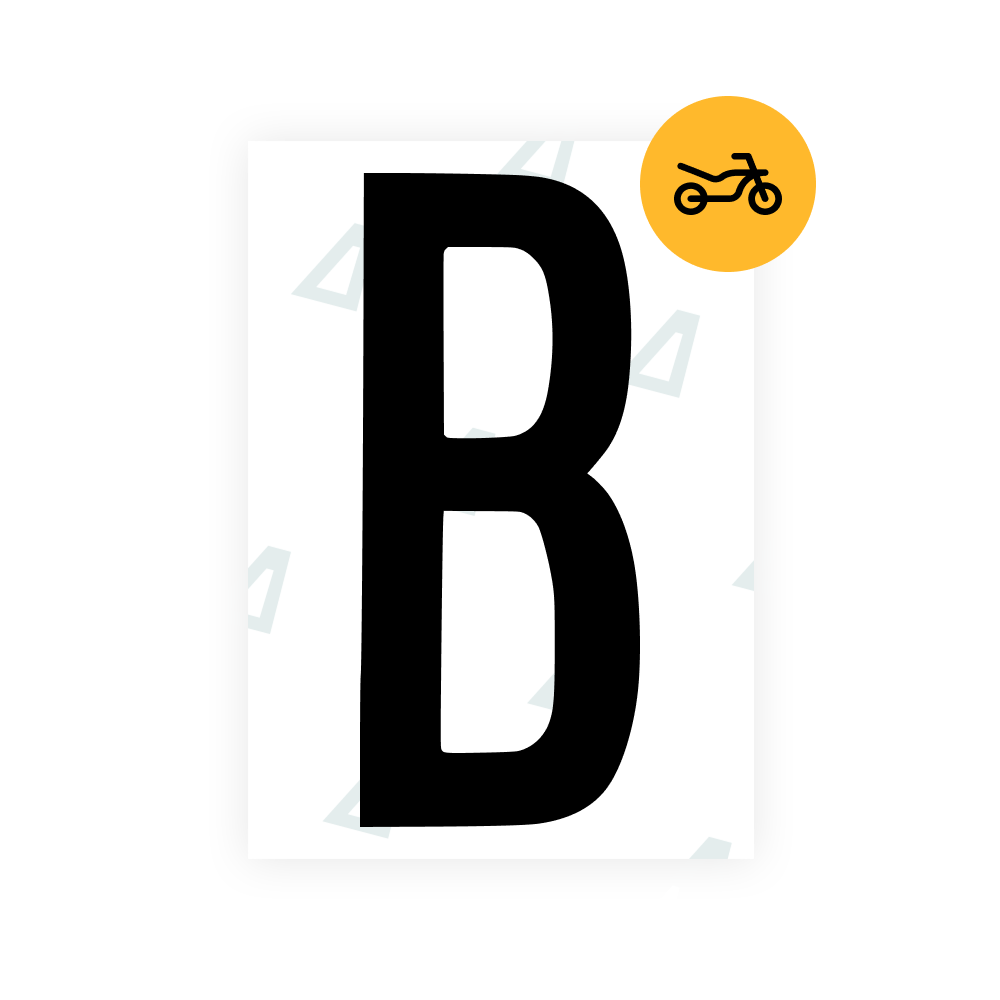 anti radar number plate stickers