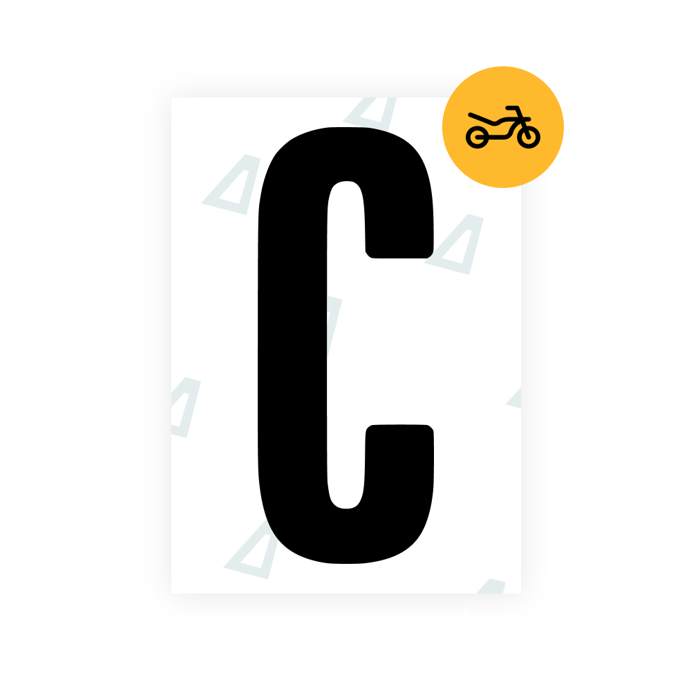 license plate letters invisible to camera