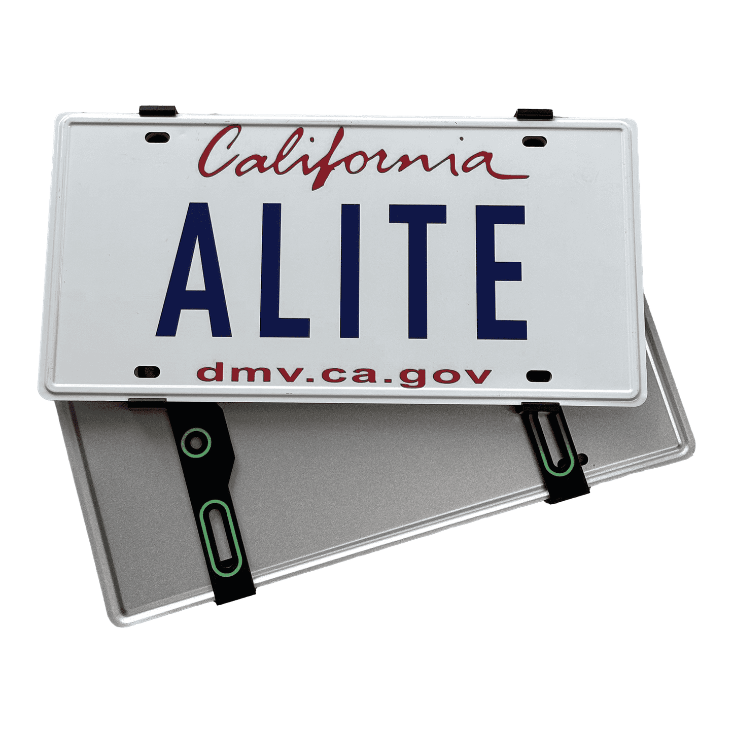 weatherproof frameless plate holder