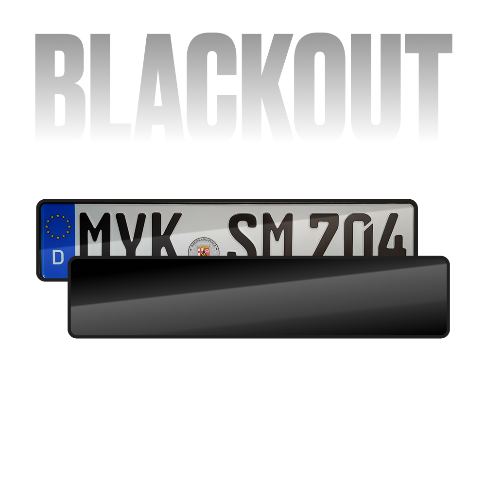 Alite Blackout License Plate Hider - Single kit (EU version)