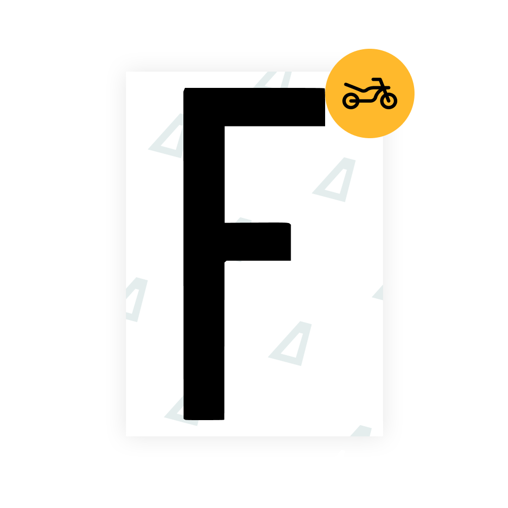 number plate film