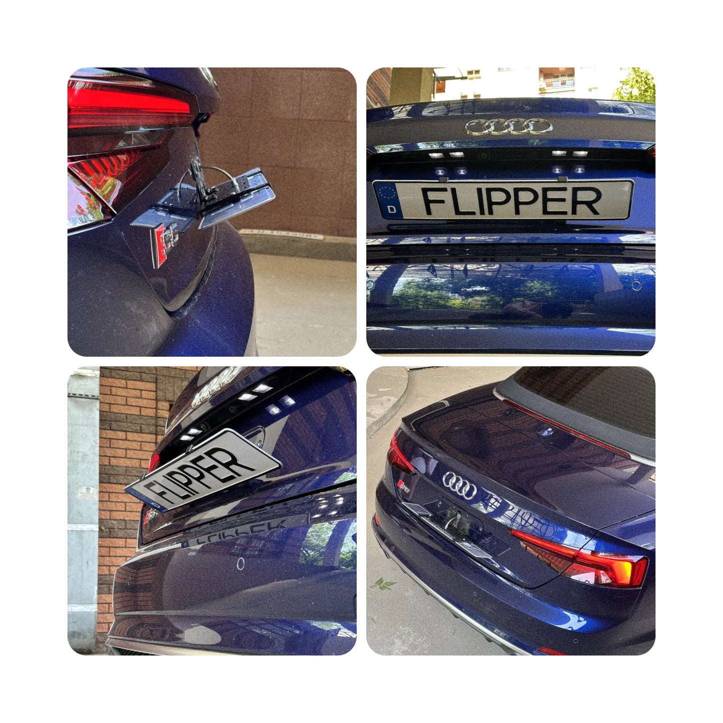 Alite Flipper Folding frame for rear license plate (on a cable)
