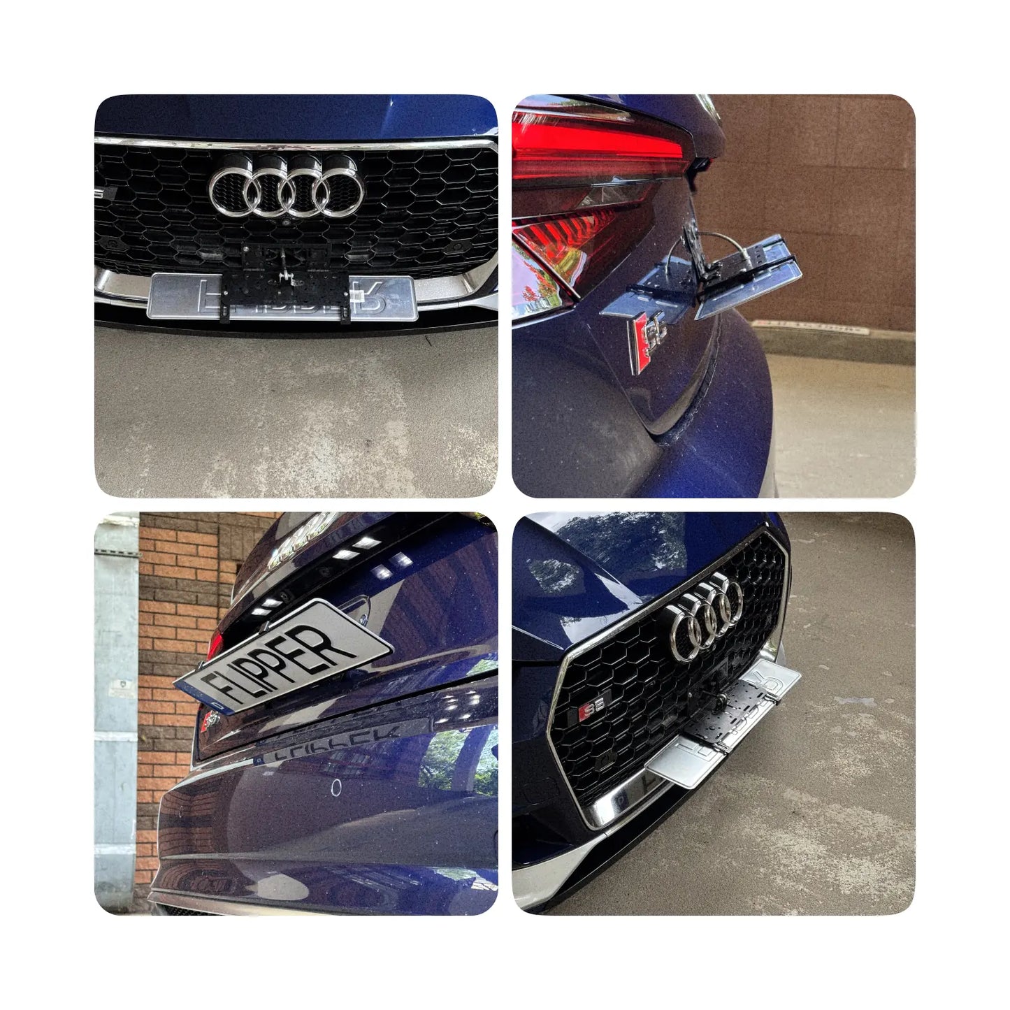 Alite Flipper Folding frame for both license plates