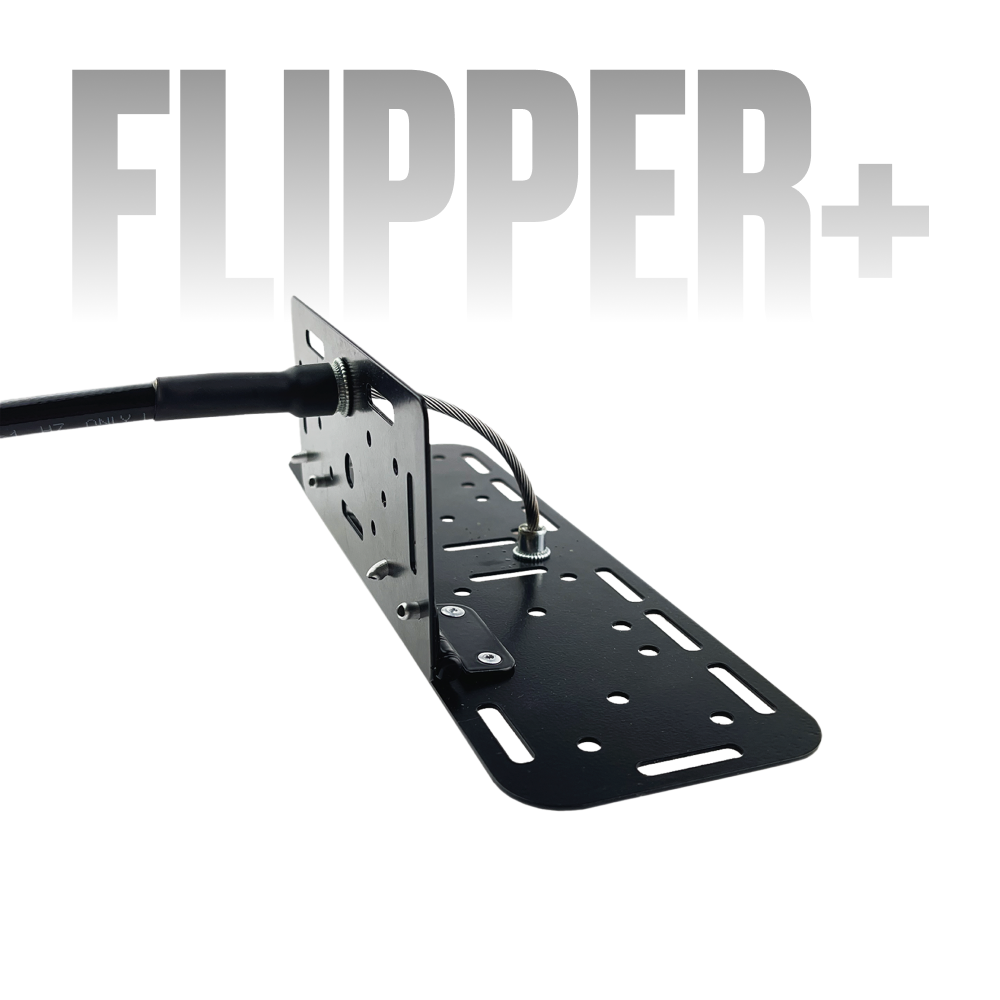 Alite Flipper Folding frame for rear license plate (on a cable)