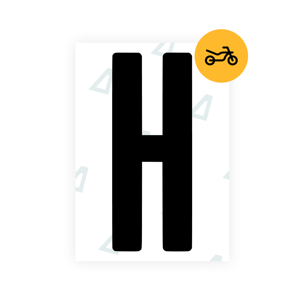 license plate letters invisible to camera