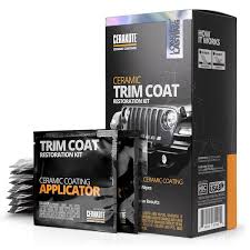 Cerakote Ceramic Trim Coat Restoration Kit Faded Plastic Trim Restorer with 200 Wash Rating