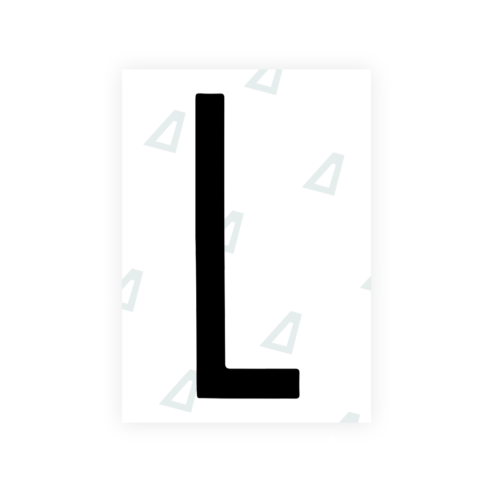 license plate letters invisible to camera