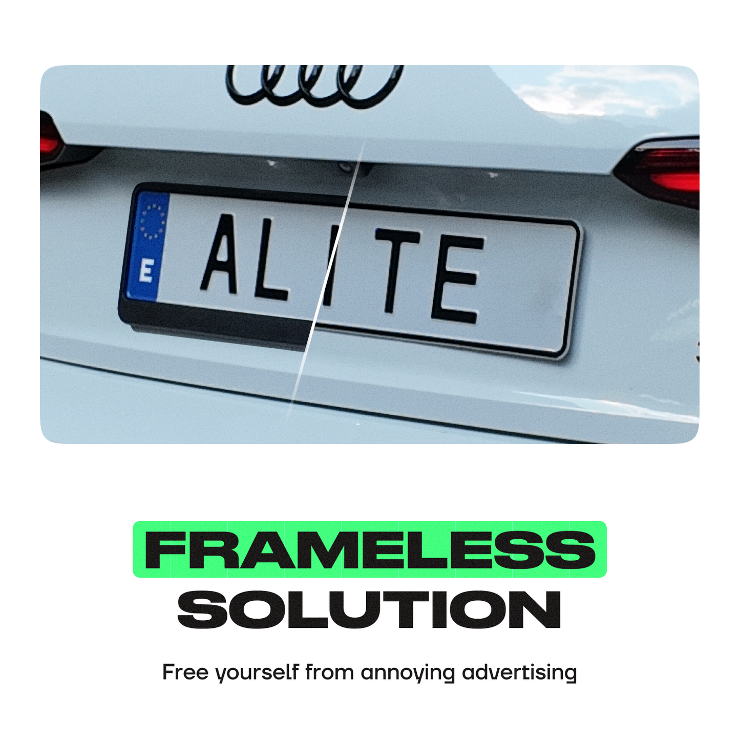 magnetic license plate holder