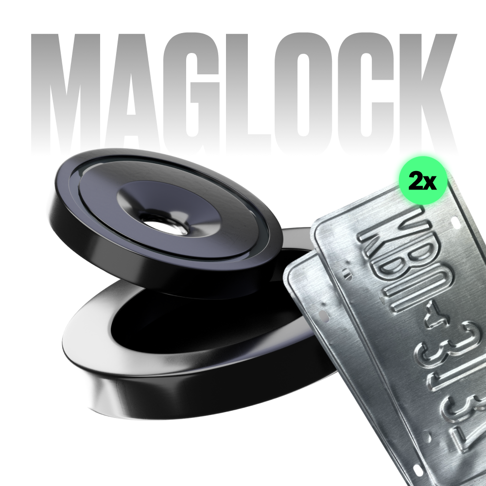 マグネット式ライセンスプレートホルダー - Alite Maglock 2.0 (2枚セット)
