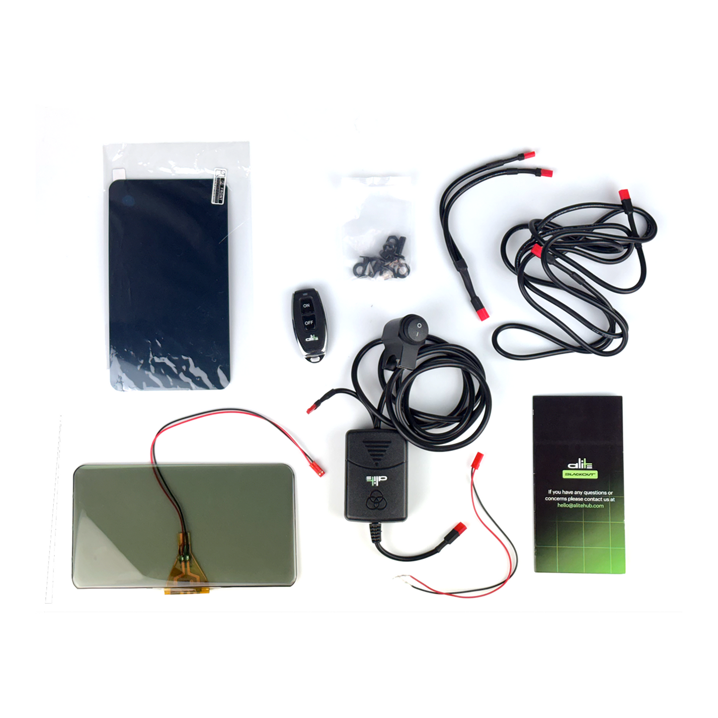 Cubierta para matrícula Alite Blackout Moto - Kit individual (versión para EE. UU.)