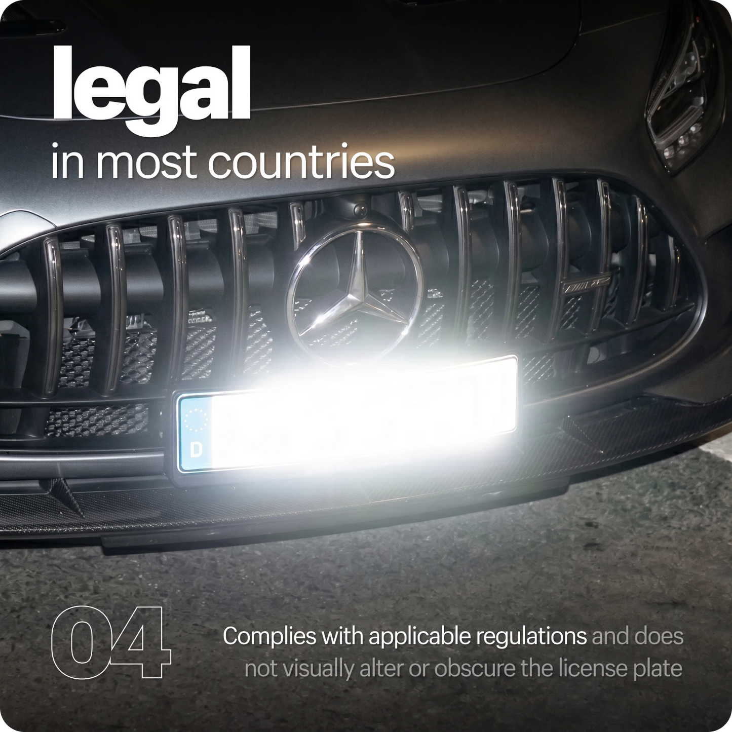 number plate reflective film
