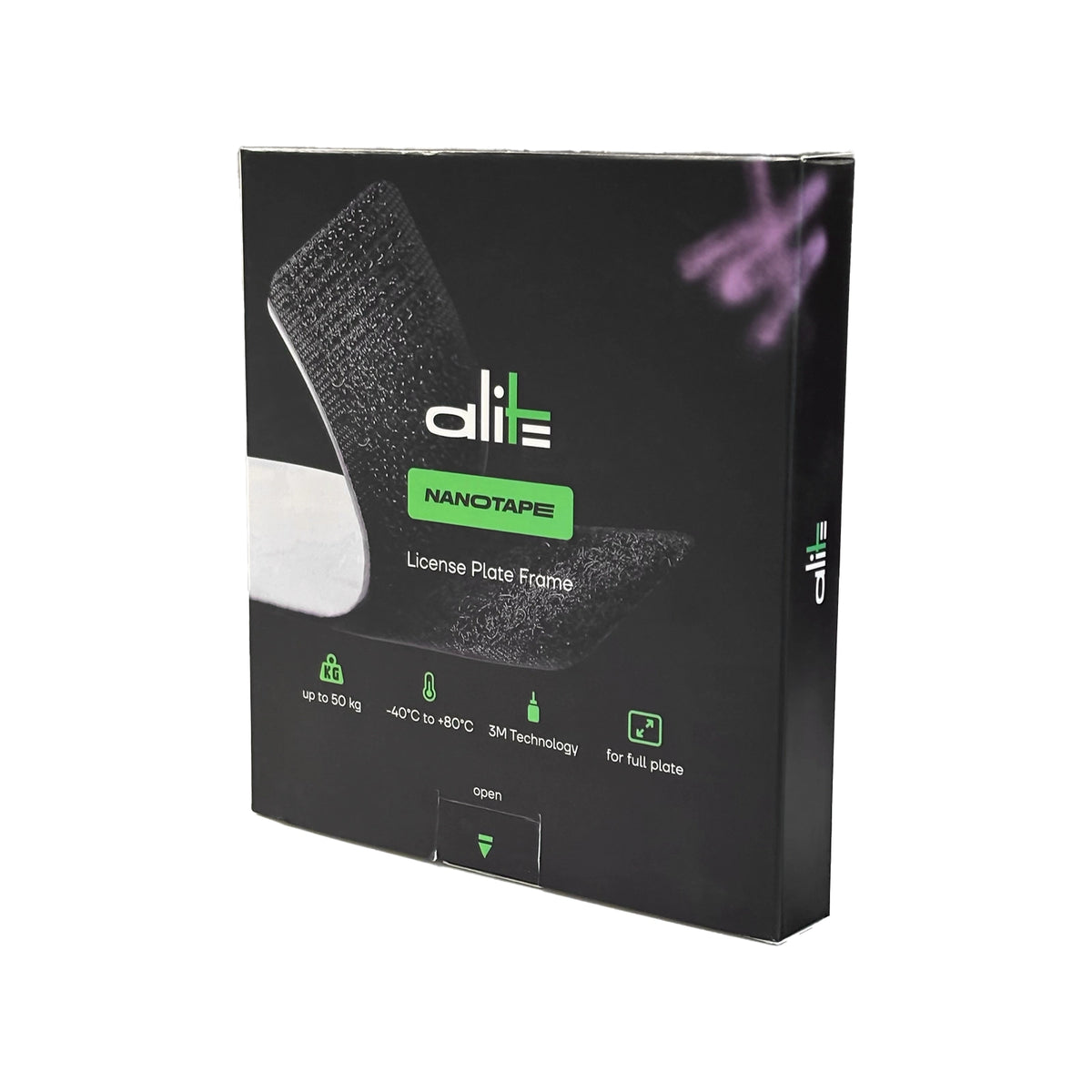 Alite Nanotape™ ナンバープレートフレーム(米国向け、プレート2枚)