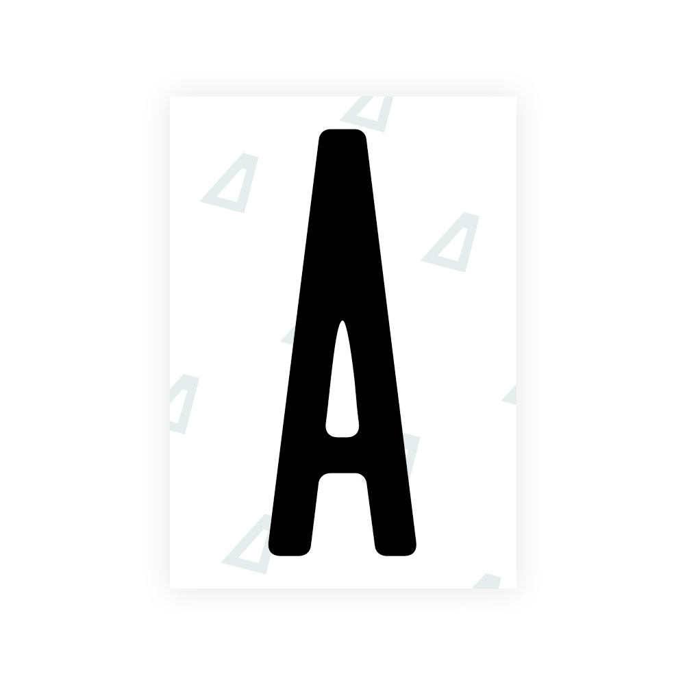 anti-fine plate sticker