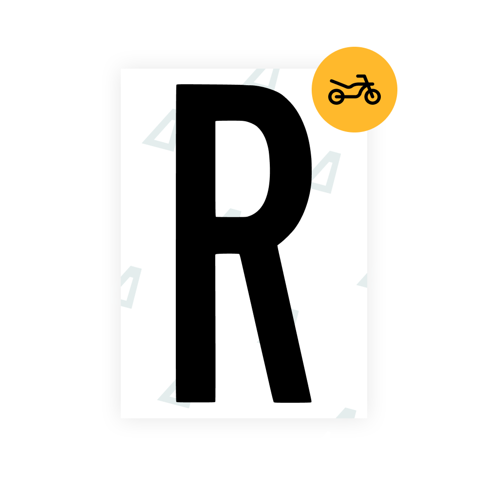 number plate film