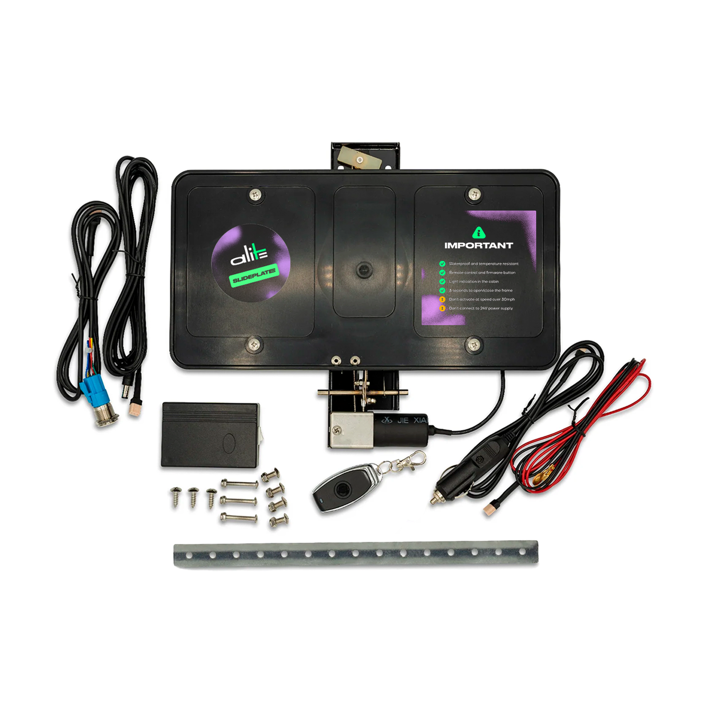 Kit individual para ocultar matrículas Alite Blackout (versión estadounidense)
