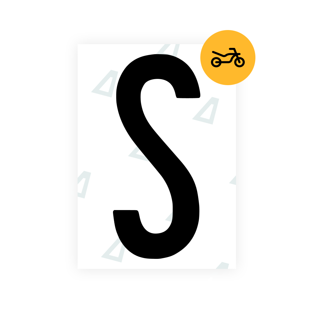number plate film