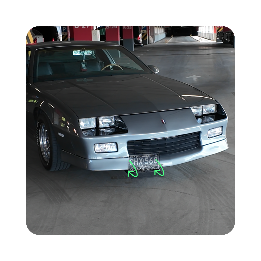 Alite Slideplate License Plate Hider - Single kit (US version)
