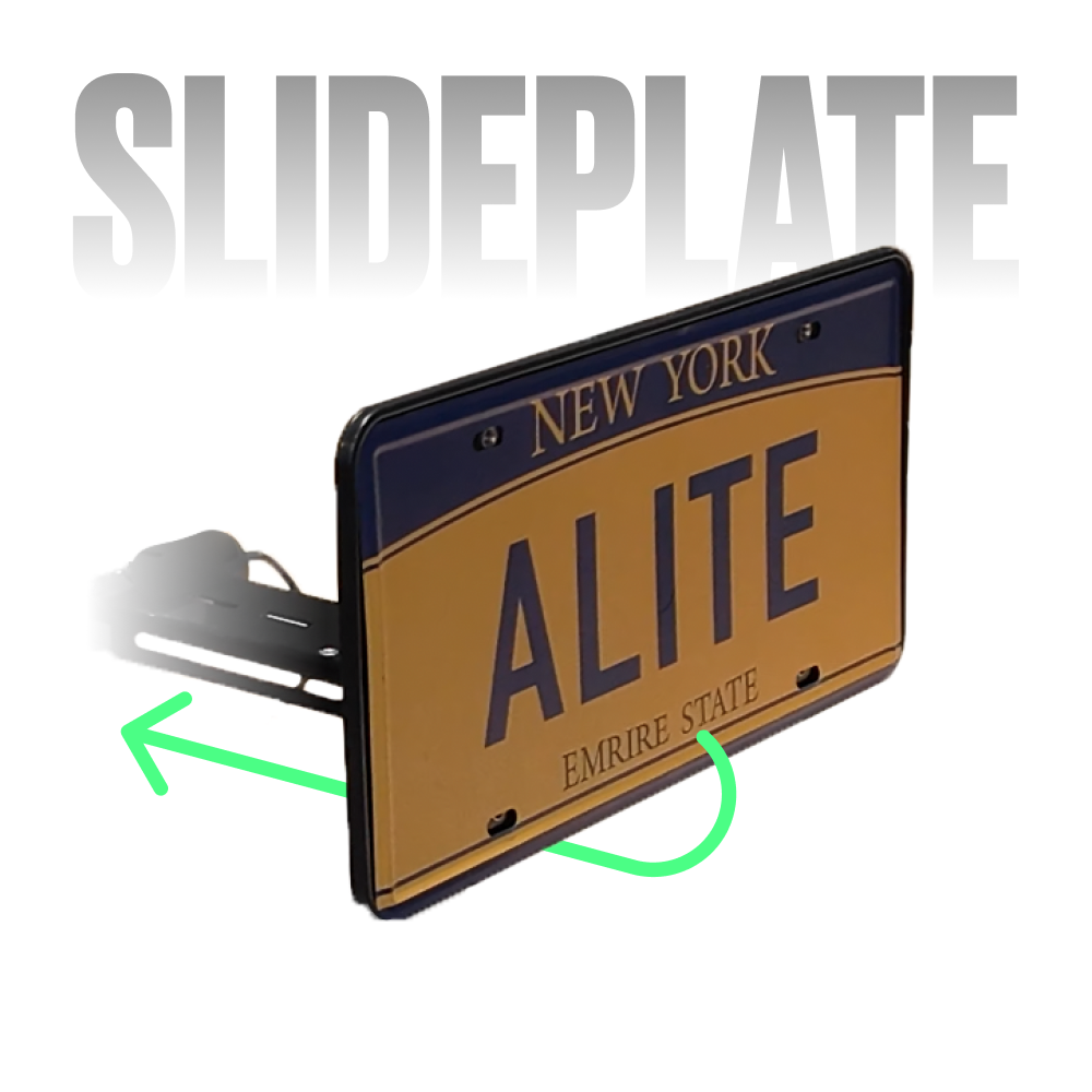 Alite Slideplate License Plate Hider - Single kit (US version)