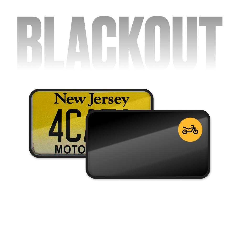 Cubierta para matrícula Alite Blackout Moto - Kit individual (versión para EE. UU.)