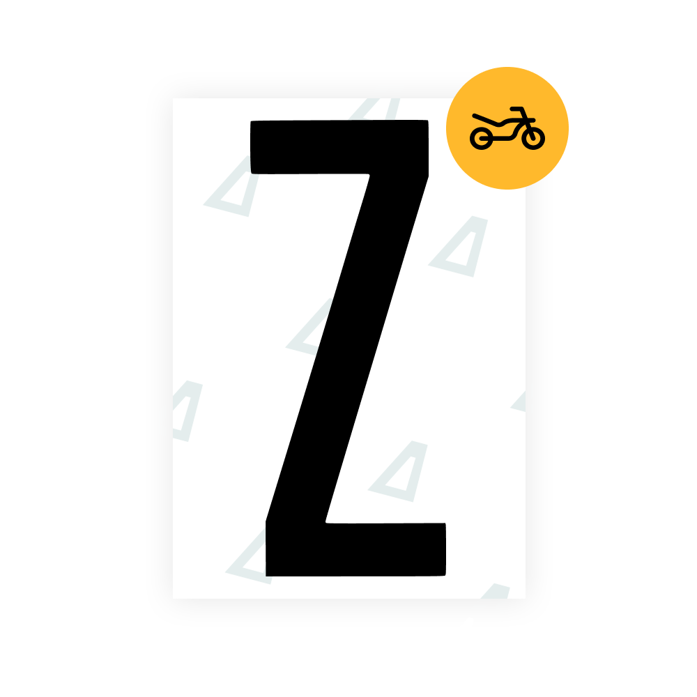 number plate film