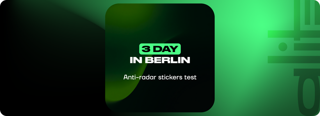 3 Days Driving in Berlin: Where Cameras Miss Plates with Anti Radar Sticker