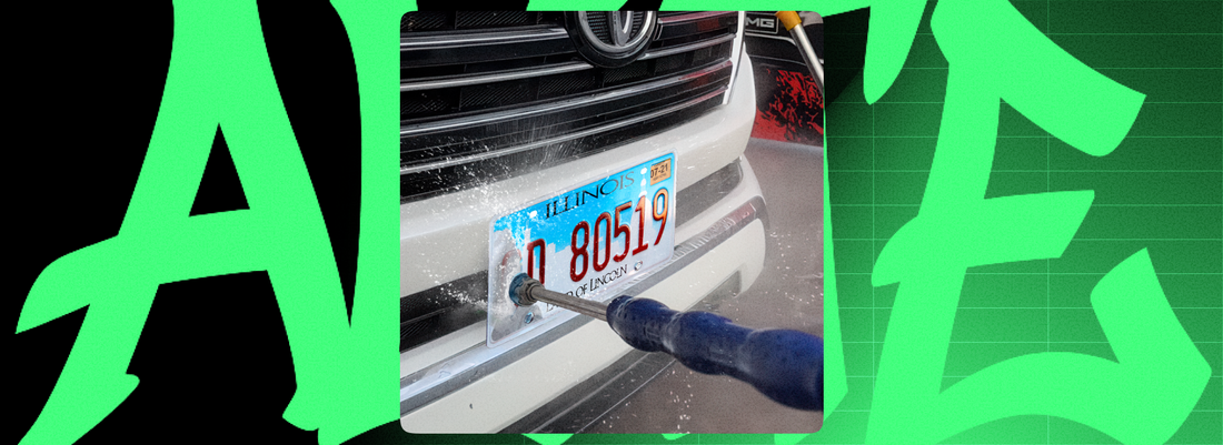 Can Nanotape License Plate Holder Survive a Car Wash at Full Pressure?