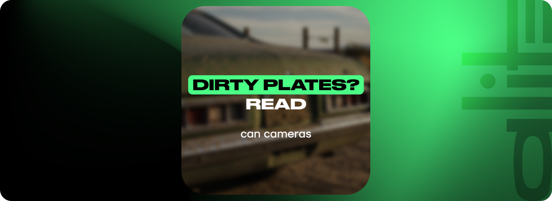 Can cameras read dirty plates?