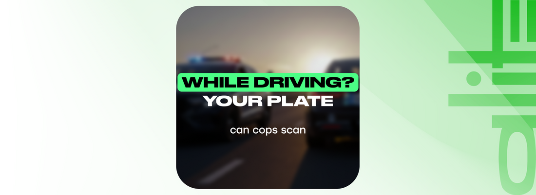 Can cops scan your license plate while driving?