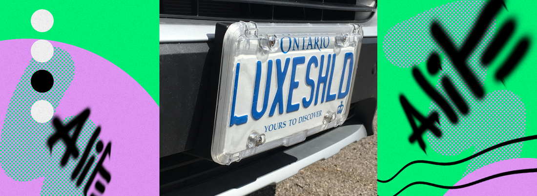 Custom license plate cover