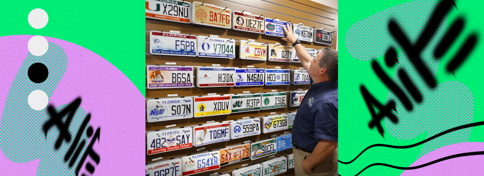 Plaque d'immatriculation de Floride 